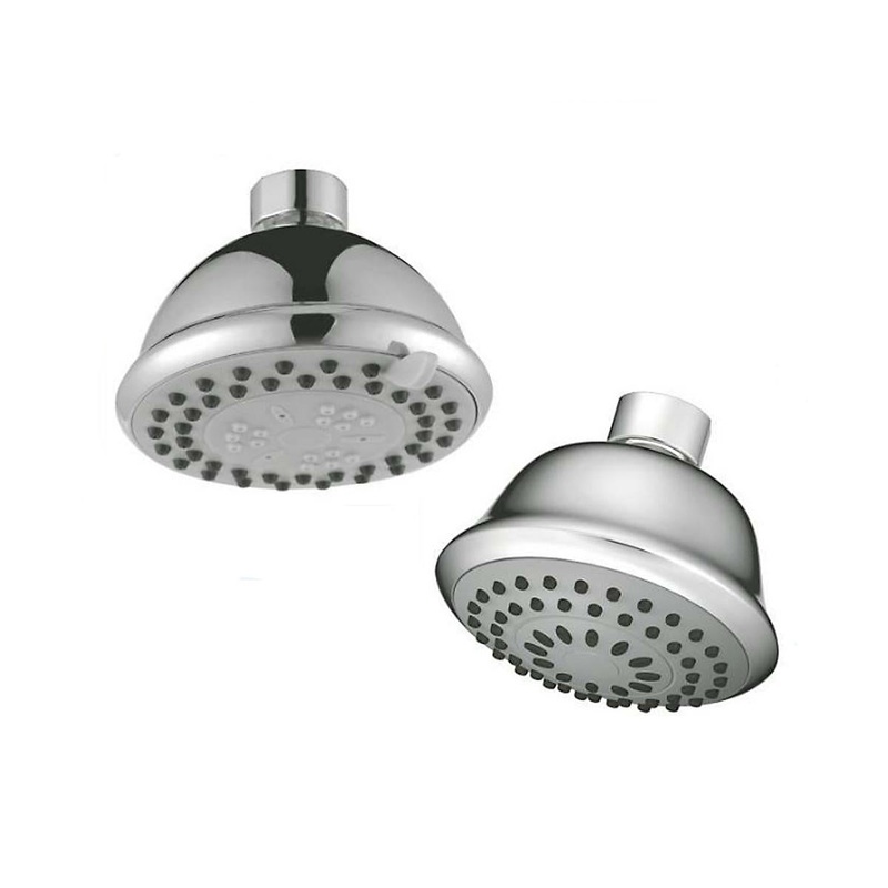 Chrome Faucet Single/3 Function Shower Head High Pressure Swivel Water Saving Showerhead