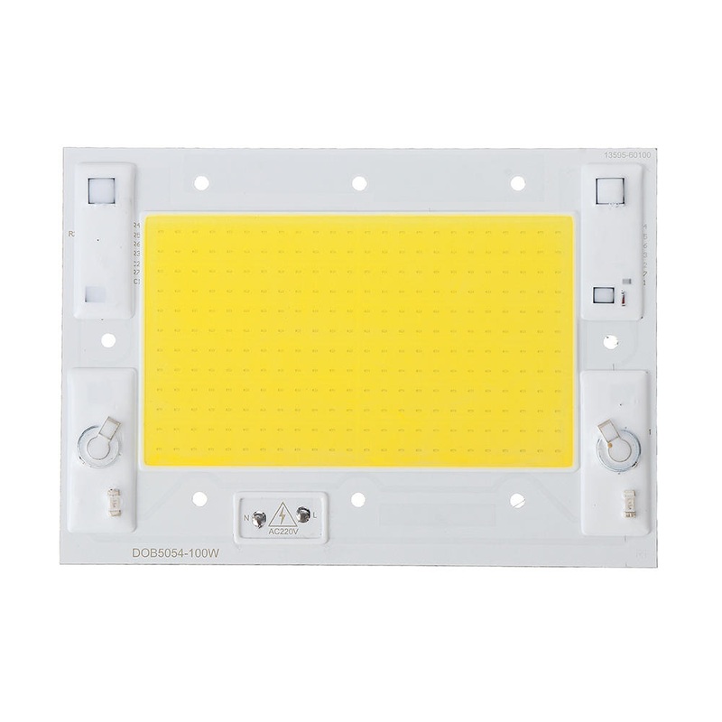 LUSTREON 50W 100W Pure White/Nature White Thunder Protection COB LED Chip for Flood Light AC220-240V