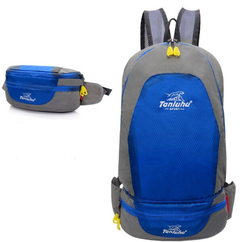 Men Women Folding Multifunctional Portable Backpack Pocket Bag