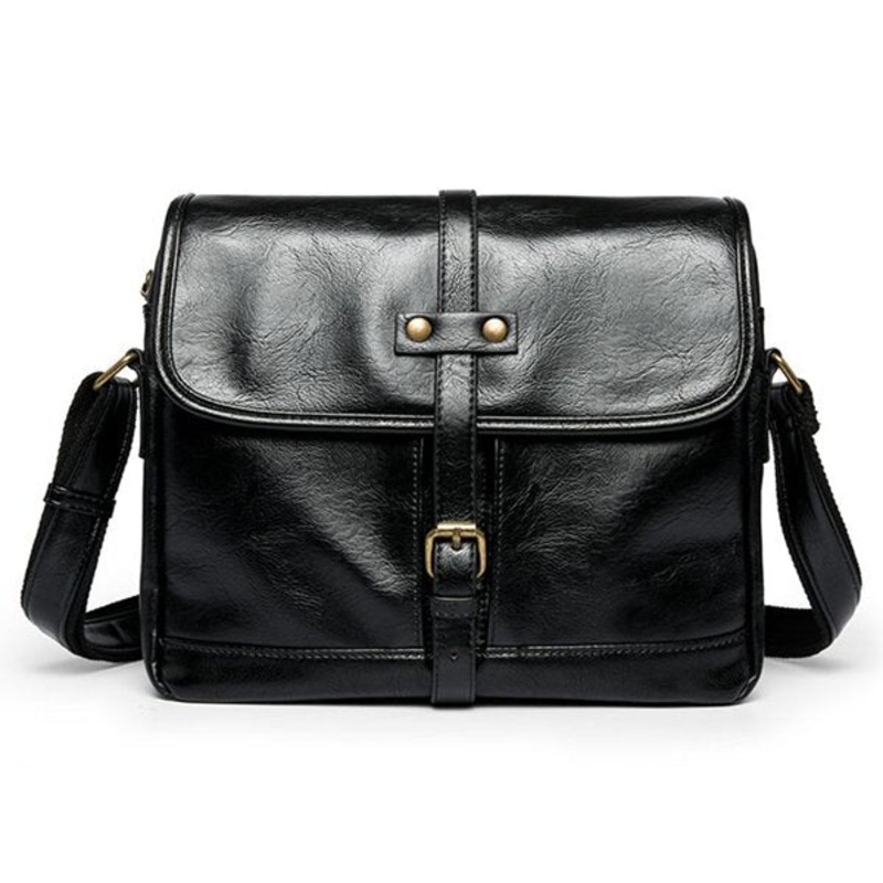 Men Minimalist Retro Casual Messenger Shoulder Crossbody Bag