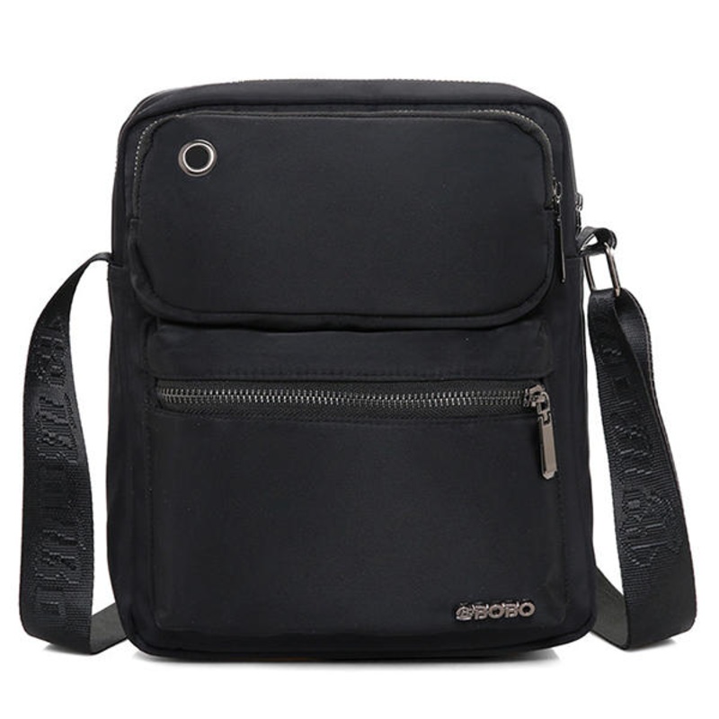 Men Nylon Large Capacity Waterproof Multi-pocket Shoulder Bag Crossbody Bag