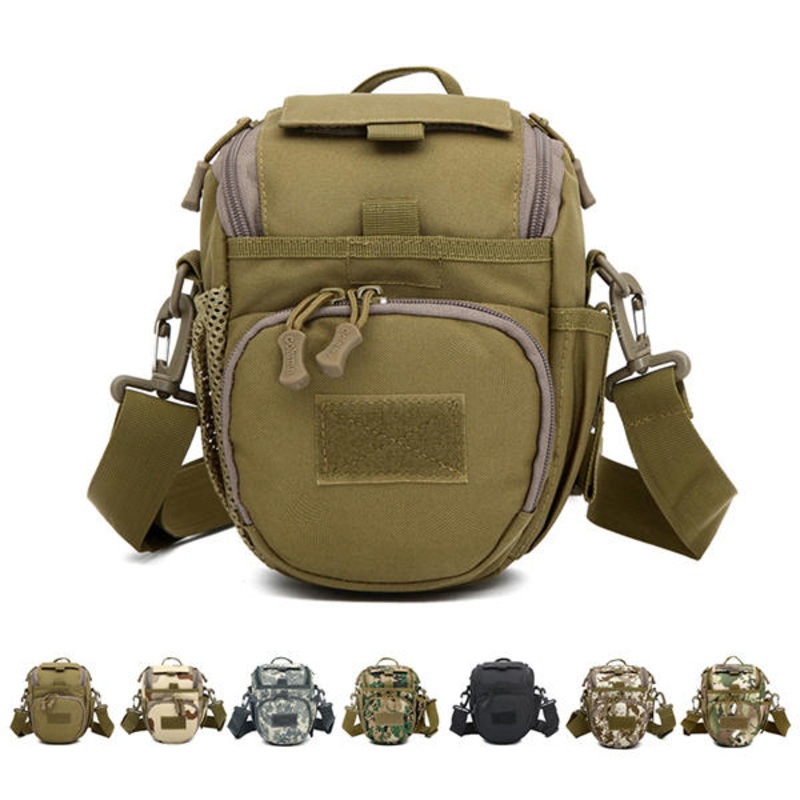 Men Outdoor Camouflage Bag Shoulder Bag Sports Portable Nylon Cossbody Bag