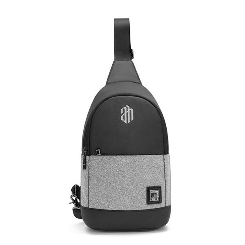 Men Polyester Leisure Sport Outdoor Bag Crossbody Bag Chest Bag