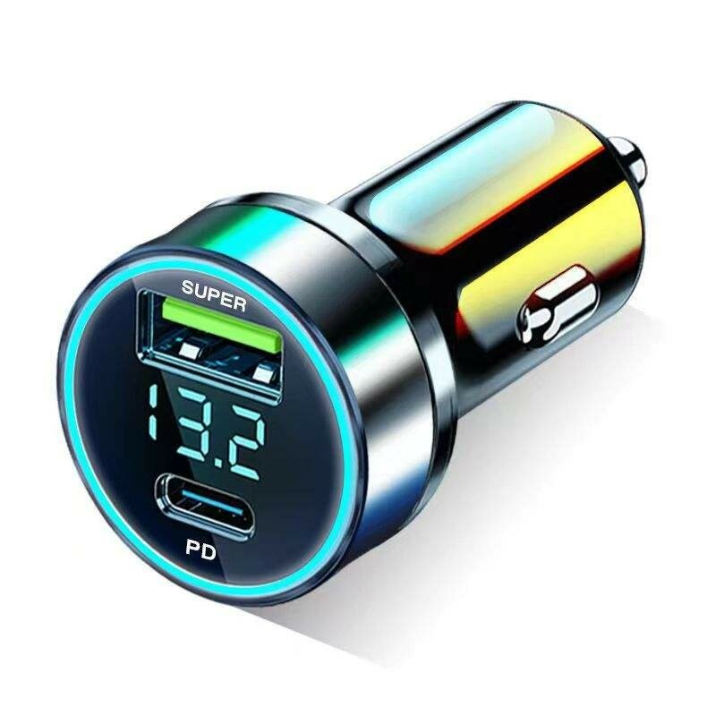 PD 20W Portable Car Charger Super Fast Charge Adapter Type C USB 120W for iPhone 14 Pro Max 13 12 11