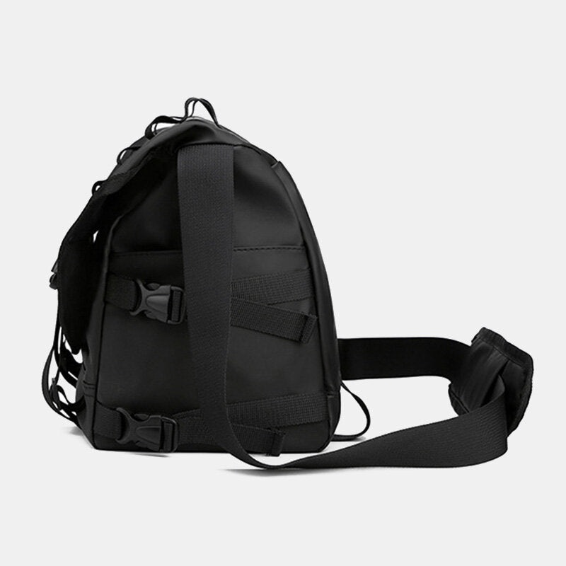 Unisex Nylon Adjustable Shoulder Strap Multi-Pockets Crossbody Bags Casual Back Anti-theft Pocket Messenger Bag Shoulder Bag