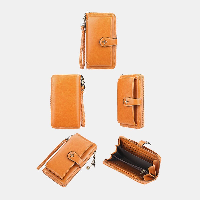 Women Fashion Clutches Bag Phone Bag Zipper Wallet