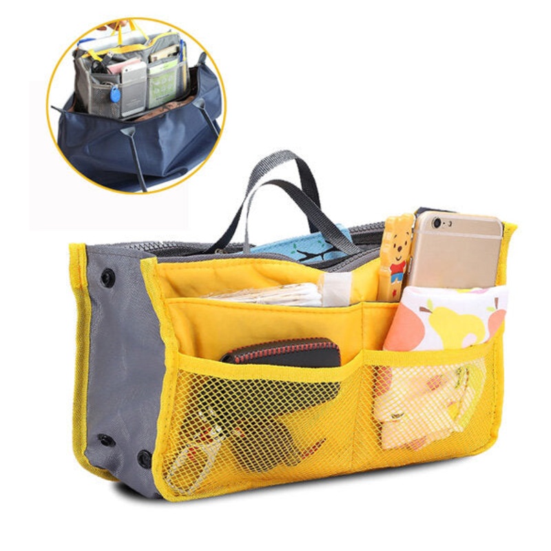 Women Lady Travel Insert Handbag Organiser Purse Large Liner Organizer Tidy Bag