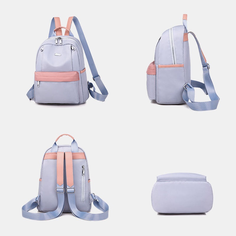 Women Patchwork School Bag Laptop Backpack Rucksack Daypack