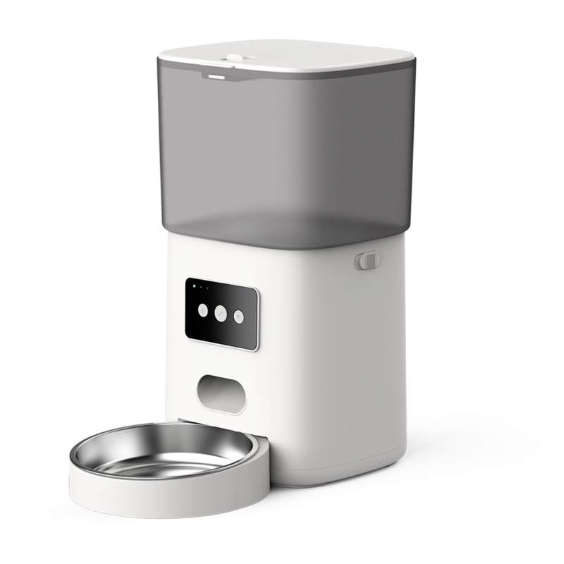 6L Smart Dog Feeder for Automatically Feeding by Schedule Cat Puppy Bowl Pet Supplies Recording Timing Food Dispenser