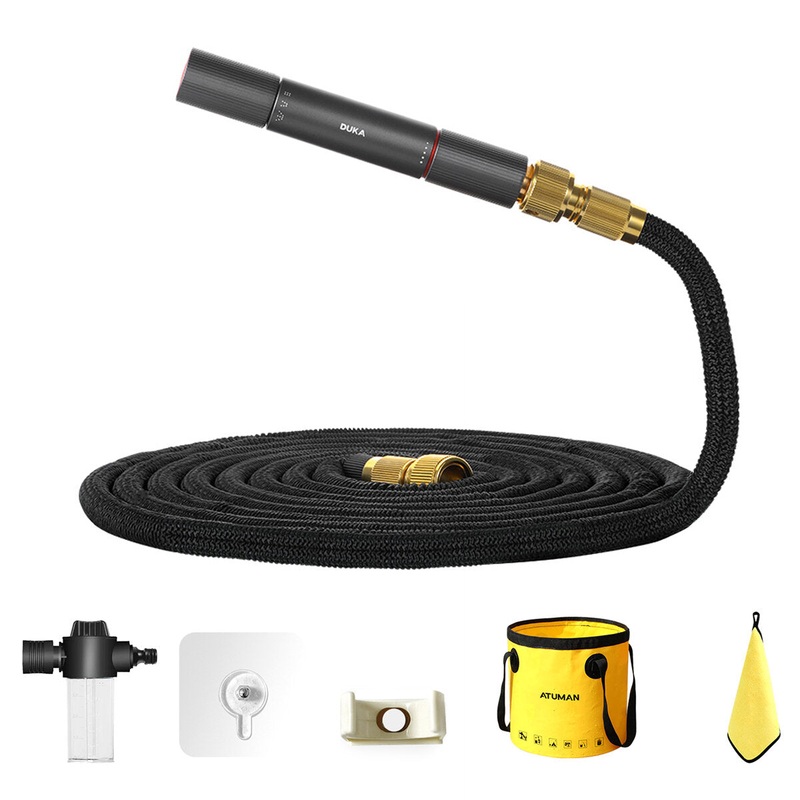 DUKA WG1 High Pressure Water Gun Compact and Lightweight Design, Aluminum Head One-Touch Control Three Dispensing Modes Universal Connectors Easy to Install Effective Cleaning Solution