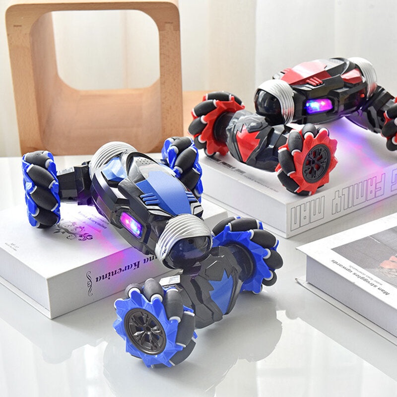 RC Stunt Car Twist Car Watch Induction Gesture Control Deformation Off-road Mode Flat Mode for Kid Gift