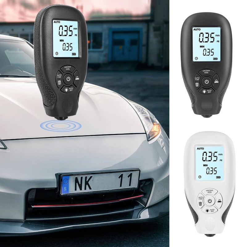 HW-300 Coating Thickness Gauge 0-2000UM Car Paint Film Thickness Tester Car Coating Measuring Tools Automotive Paint DFT Meter