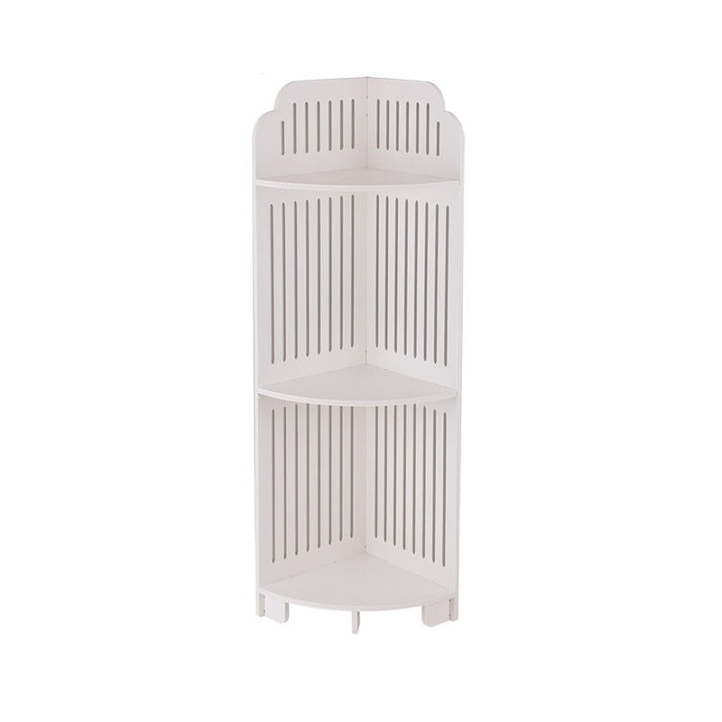 2/3 Tiers Corner Storage Shelf Drawer Toilet Vanity Rack Bathroom Sink Organizer