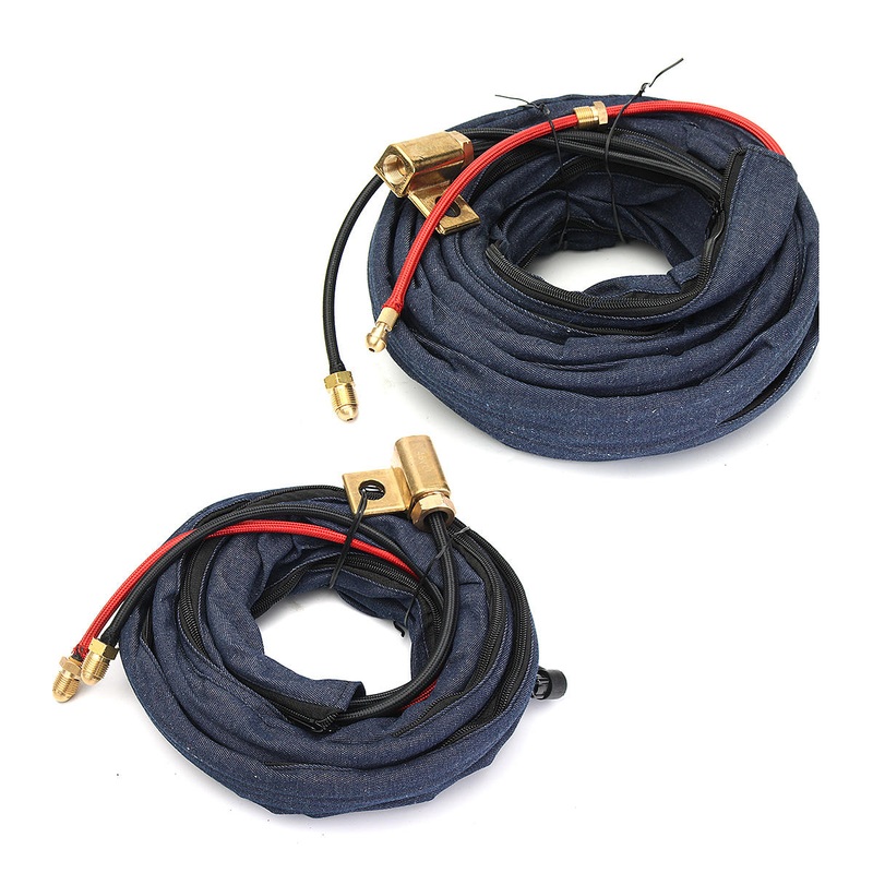 4 8M 250AMP Air Water-Cooled TIG Flexible Welding Torch Kit Parts For WP20-25