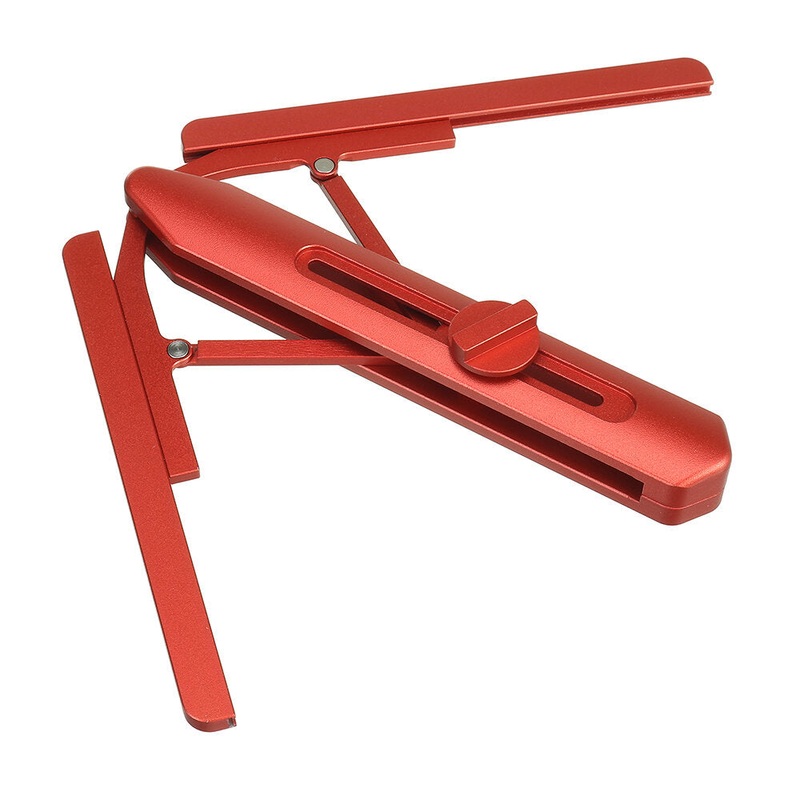 Aluminum Alloy Miter Saw Protractor 0-180 Degree Angle Gauge Woodworking Protractor Fast Corner Measurement Tools
