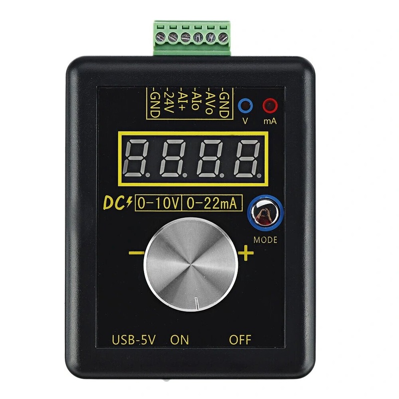 FNIRSI SG002 Digital 4-20mA 0-10V Voltage Signal Generator 0-20mA Current Transmitter Professional Electronic Measuring Instruments
