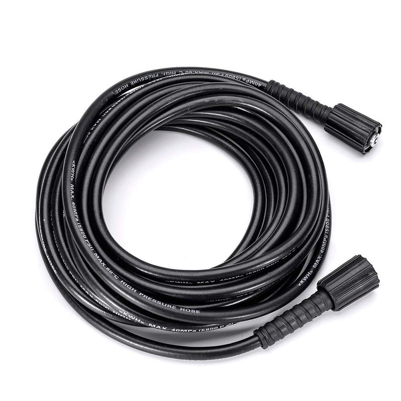 Pressure Washer Hose 50 FT 1/4 Kink Free M22-14mm Brass Thread Replacement For Most Brand Pressure Washers, 3200 PSI