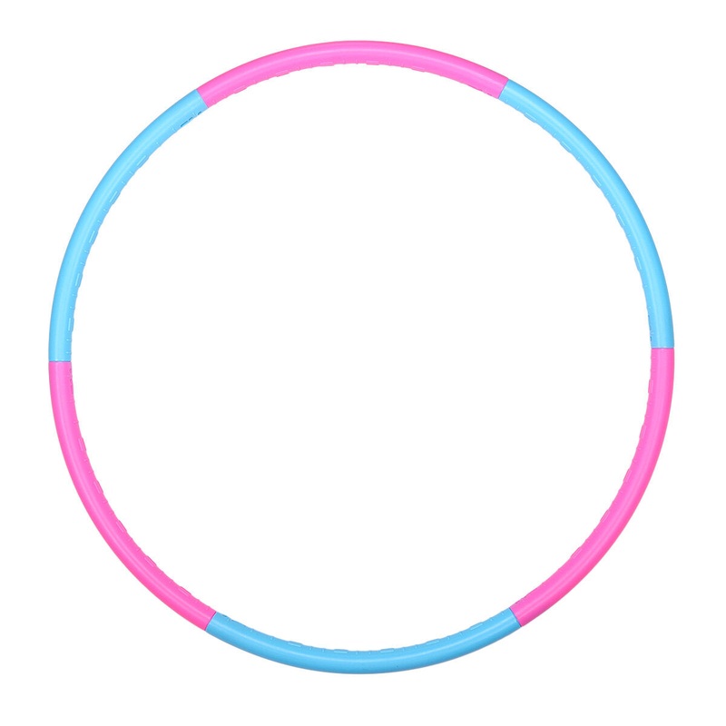 Removable Plastic Fitness Hoop Slim Whole Body Beauty Sports Yoga Ring Workout Equipment Children Adults