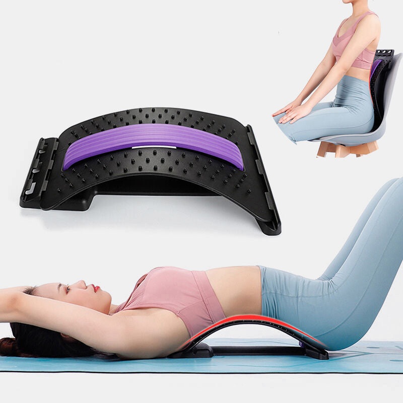 Stretch Equipment Back Massager Magic Stretcher Fitness Lumbar Support Relaxation Lumbar Tractor