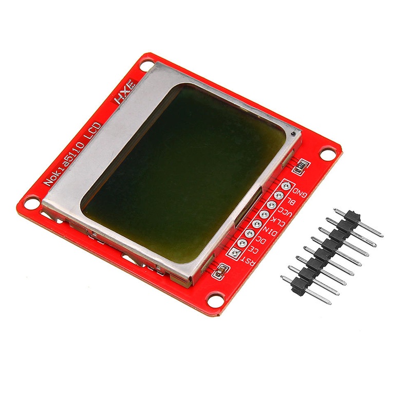 5110 84×48 LCD Display Module White Backlight For UNO Mega Prototype