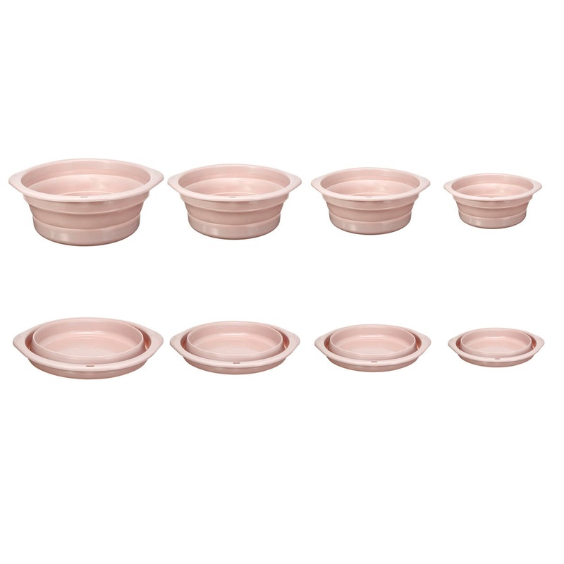 Basin Foldable Round Dish Tub Portable Hand Feet Washing Basin Space Saving Plastic Washtub Folding Vegetable Washbasin Camping Outdoor Activities Foot Tub
