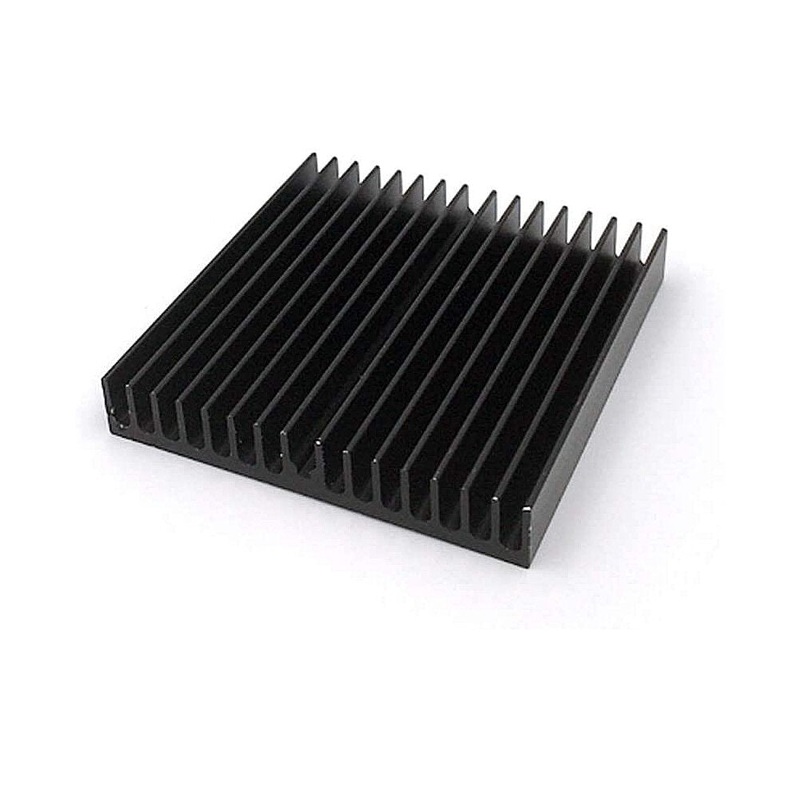 Aluminum Radiator 60 x 60 x 10 MM / 2.36”x 2.36”x 0.39”  Circuit Board Heat Sink Heatsink Cooling Cooler Fin – Black 60 x 60 x 10 MM / 2.36”x 2.36”x 0.39” Aluminum Radiator Circuit Board Heat Sink Heatsink Cooling Cooler Fin – Black