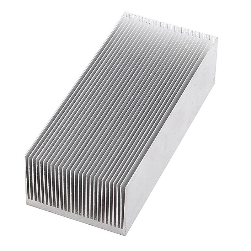 Dense Teeth Heat Sink 69*37*150mm Aluminum Heat Sink LED Heat Sink Aluminum Block Compact Teeth 24 Fin Radiator for IC Module PC Computer LED PCB