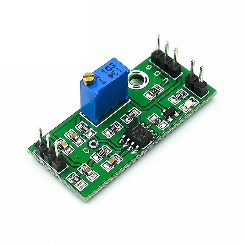 LM393 Voltage Comparator Module Adjustable Precision Signal Waveform Shaping High Level Dual Output LED Indication Module Board