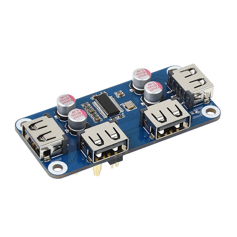 Raspberry Pi Zero USB Hub 2W 4-way USB2.0 Expansion Board Thimble Hub