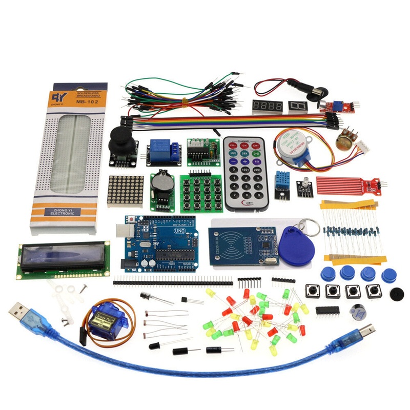 UN0 R3 Development Board RFID Upgraded Introductory Learning Kit Stepping Motor Learning Kit Improved RFID Improved Main Version