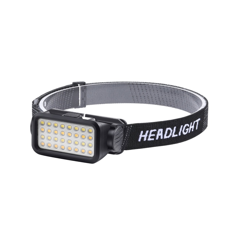 COB LED Headlight 5 Mode Type-C Rechargeable HeadLamp Hiking Camping Lamp Outdoor Work Light