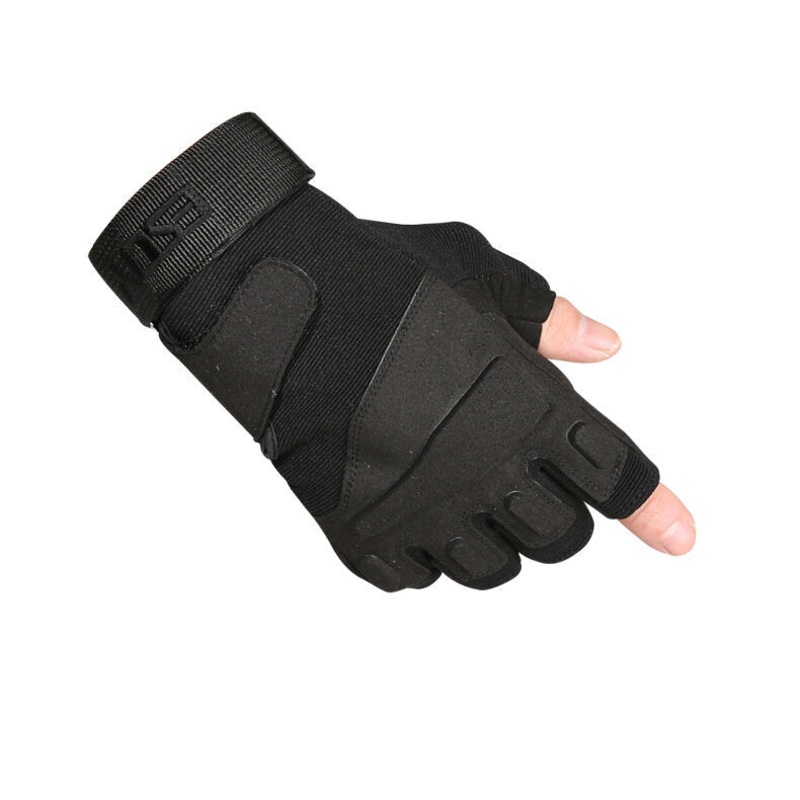 ESDY  Men Half Finger Army Military Tactical Lifting Soft Gloves Outdoor Sports Gym