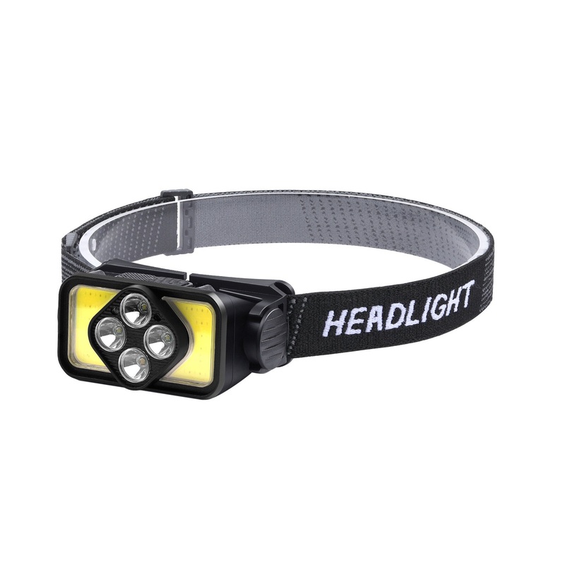 Handfress Motion Sensor Headlamp 6 Modes Powerful LED Headlight COB Head Light For Camping Fishing Cycling