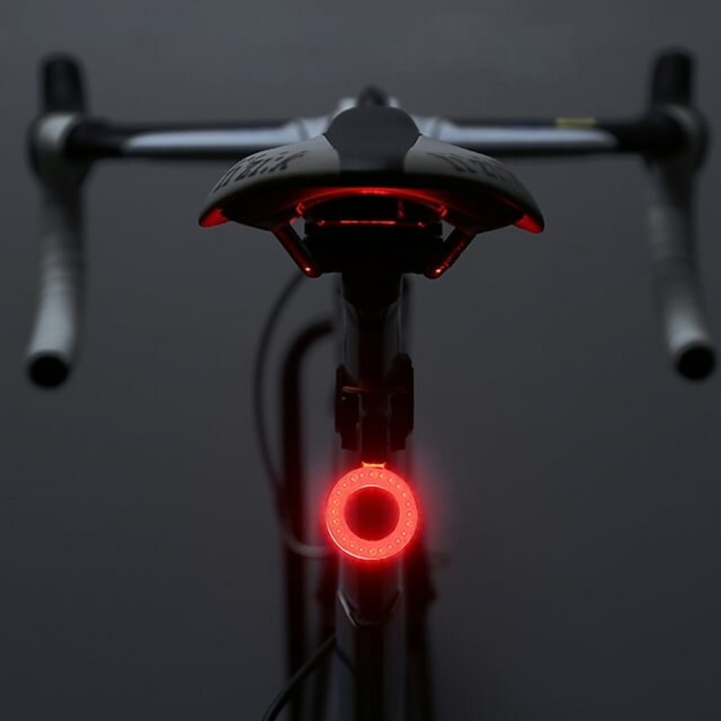 LED Bike Light Rear Bike Tail Light Safety Light Mountain Bike MTB Bicycle Cycling Waterproof Multiple Modes Super Bright Portable 10 lm Rechargeable USB Camping / Hiking / Caving Cycling / Bike