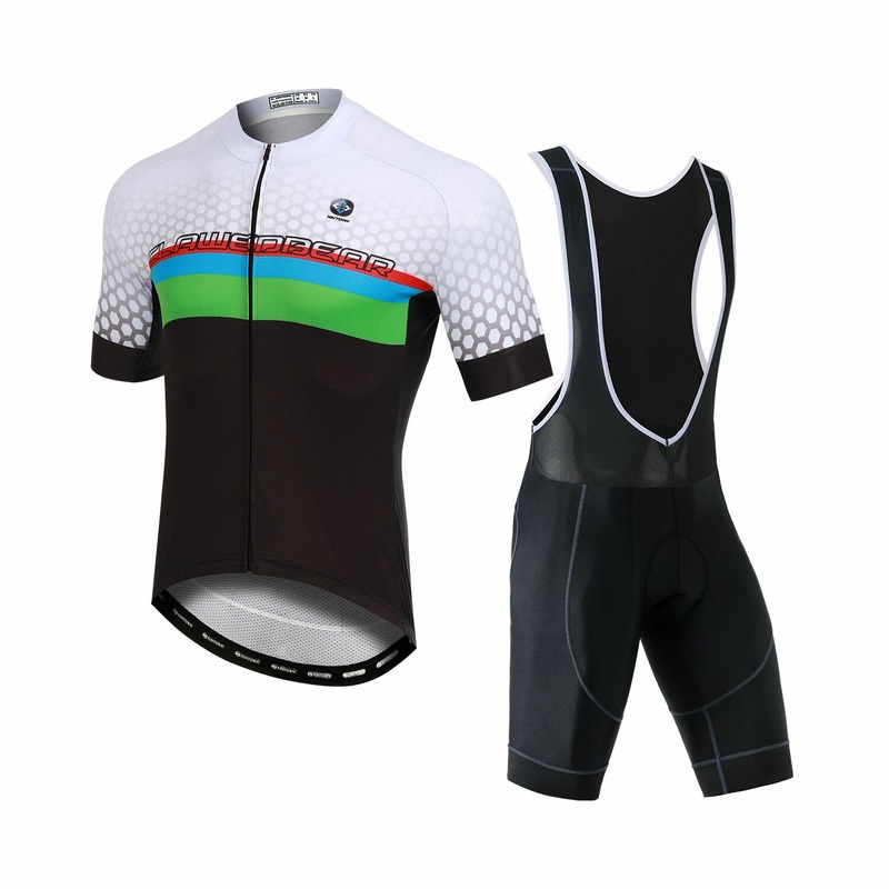XINTOWN Men’s Cycling Jersey Quick-Drying Moisture Wicking Fabric MTB Bicycle Clothing Suits