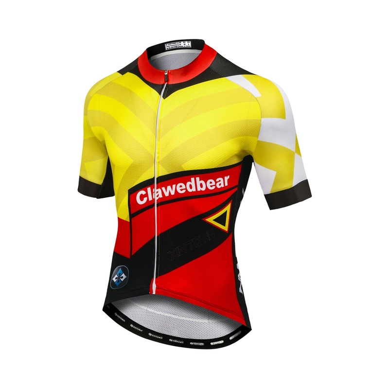 XINTOWN Men’s Cycling Short Sleeve Shirt Quick-Drying Moisture Wicking Fabric with Various Color Options