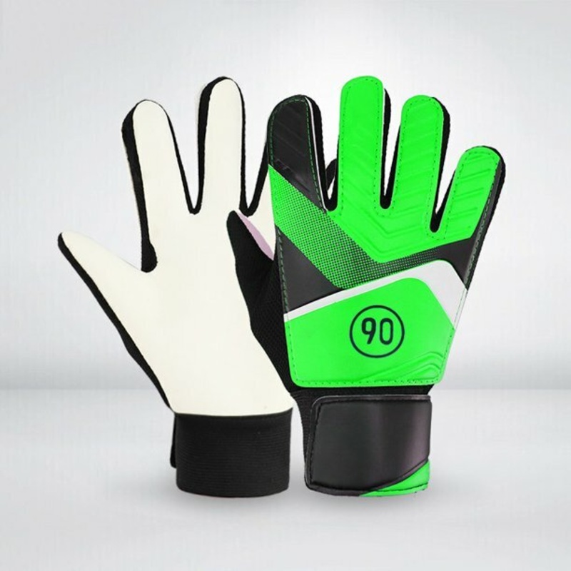 1 Pair Full Finger Gloves Children Teens Anti Slip Hands Wrap for Football Goalkeeper