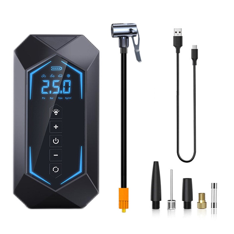 12V Digital Cordless 150PSI Mini Car Tire Pump High Pressure Tyre Pump Air Compressor Inflator For Car Bike Bicycle