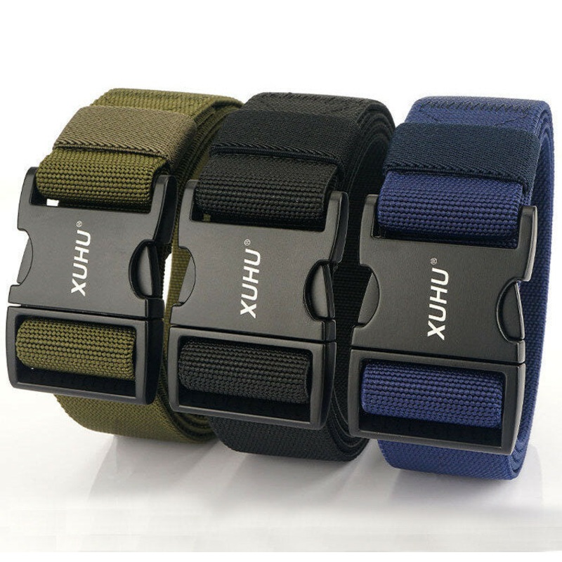 2023 Tactical Belt 125cm*3.8cm Polyester Waistband New Design Metal Quick Release Buckle Men Tactical Girdle