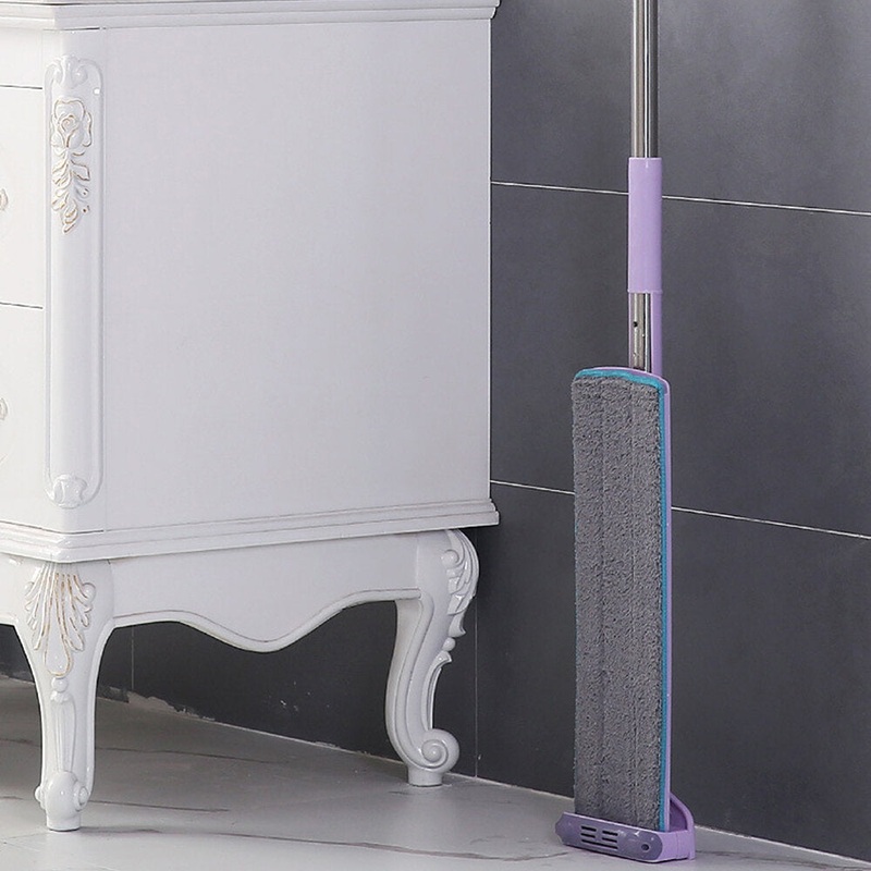 360 Flat Squeeze Mop Fiber Cleaning Free Hand Wet Dry Use Spin Washing for Home Floor Cleaner