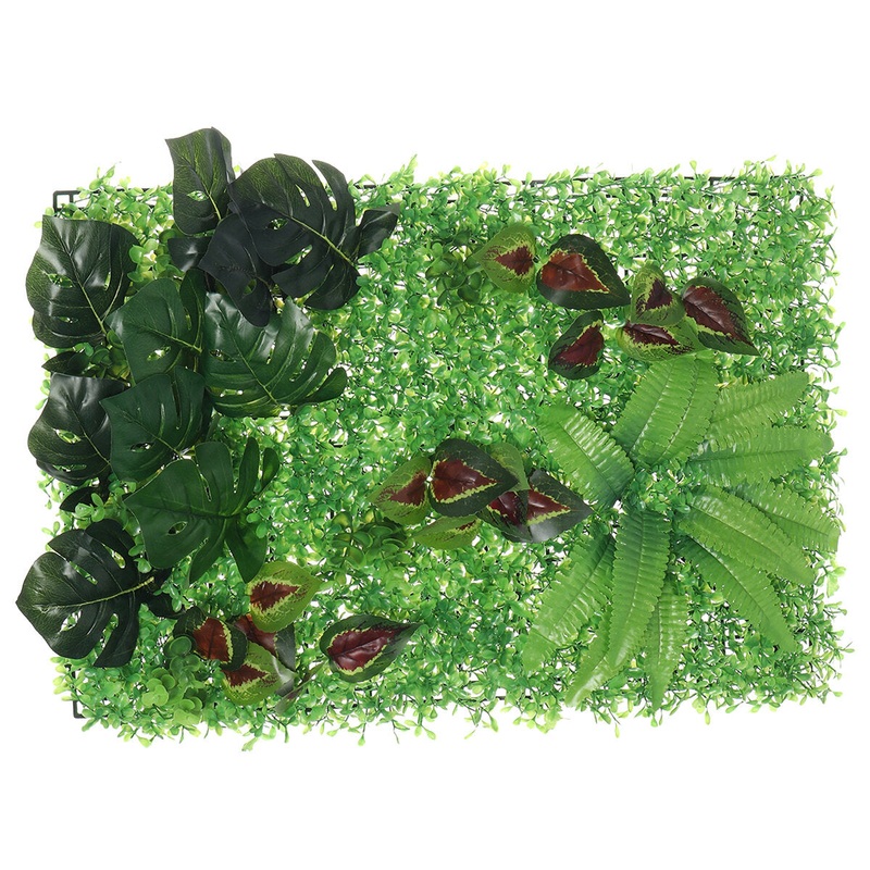 Artificial Plant Wall Panel Grass Hedge Foliage Vertical Ivy Garden 40x60CM