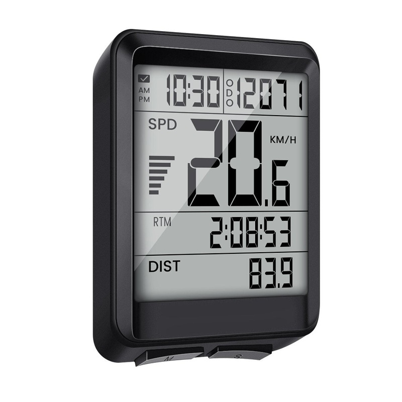 Bicycle Computer Wireless Waterproof Wireless Bicycle Speedometer Bike Computer Wireless with Stopwatch Speedometer Odometer with LED Backlight Gift