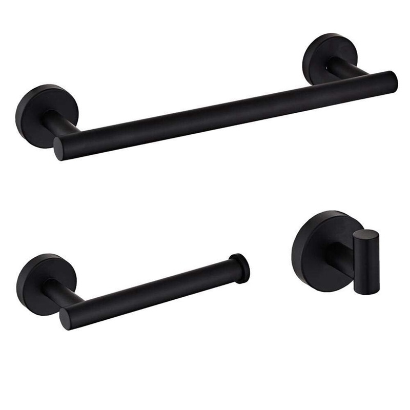 Wall Robe Hook Paper Holder Towel Rails Racks Single Bar Towel Holder
