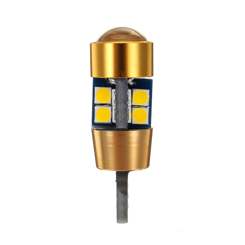 GOODBANG 1Pair T10 LED Car License Plate Light Bulbs 3030LED Turn Side Canbus Car Parking