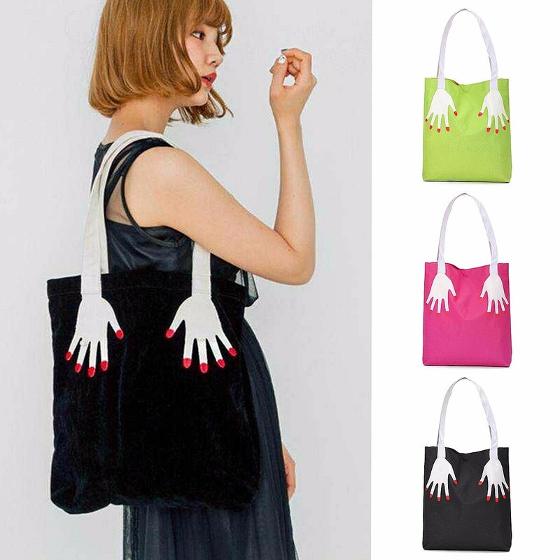 Women Large Totes canvas Handbag Multi Palm Preppy Style Shoulder Messenger Bag