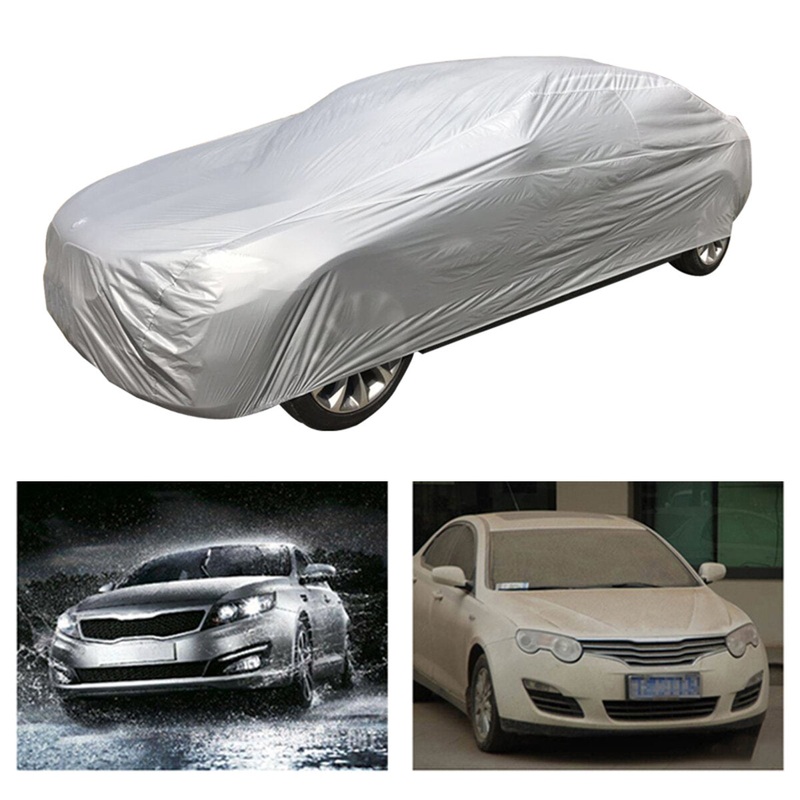 Universal Car Cover Waterproof Dirt Rain Snow Outdoor Protector For SUV Pickup