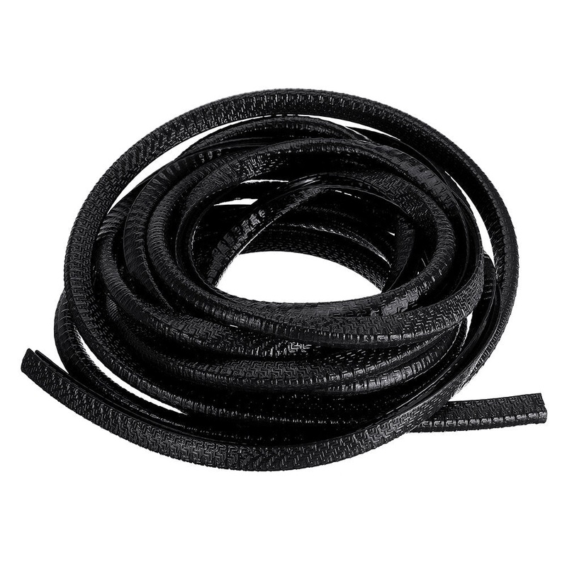 10M Car PVC Anti-collision Strip Anti-scratch Strip No-paste Door Border Scratching Tape Decorative Strip Sealing Strip