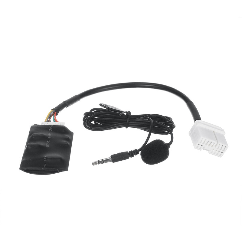 12V Car bluetooth AUX Adapter Microphone Handsfree+Music Disc Box For Honda Accord