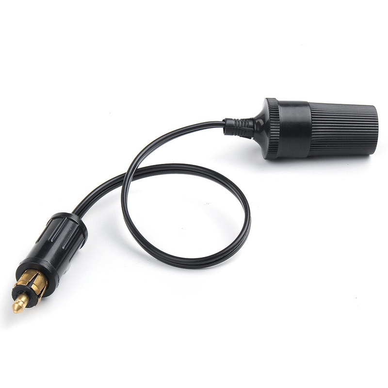 12V Hella Type Plug to Standard Socket Adaptor Cable For BMW