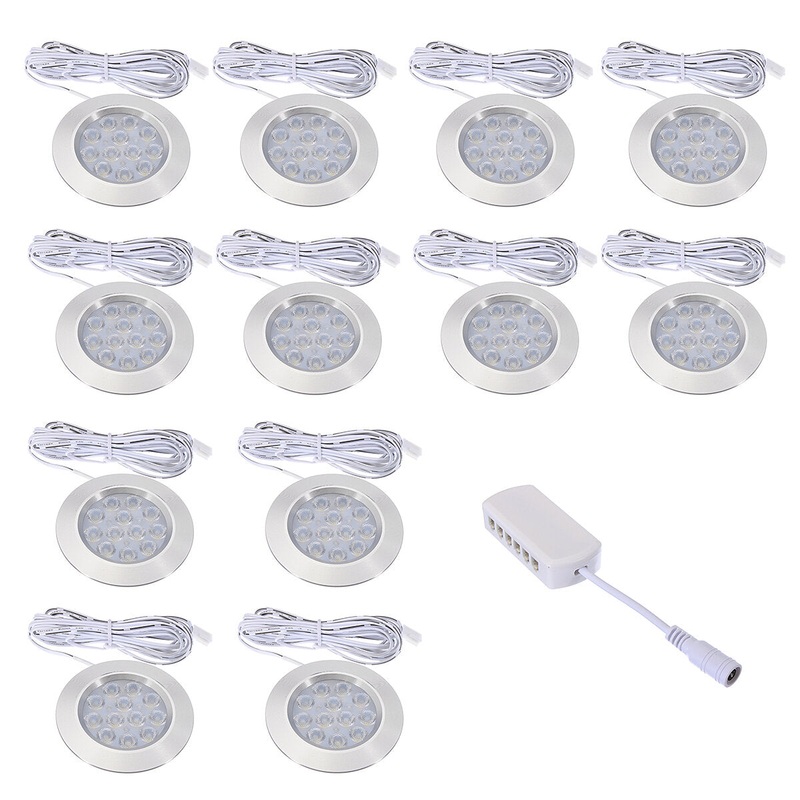 12x 12V Interior LED Spot Light For Camper Van Caravan Motorhome Boat for VW T4 T5